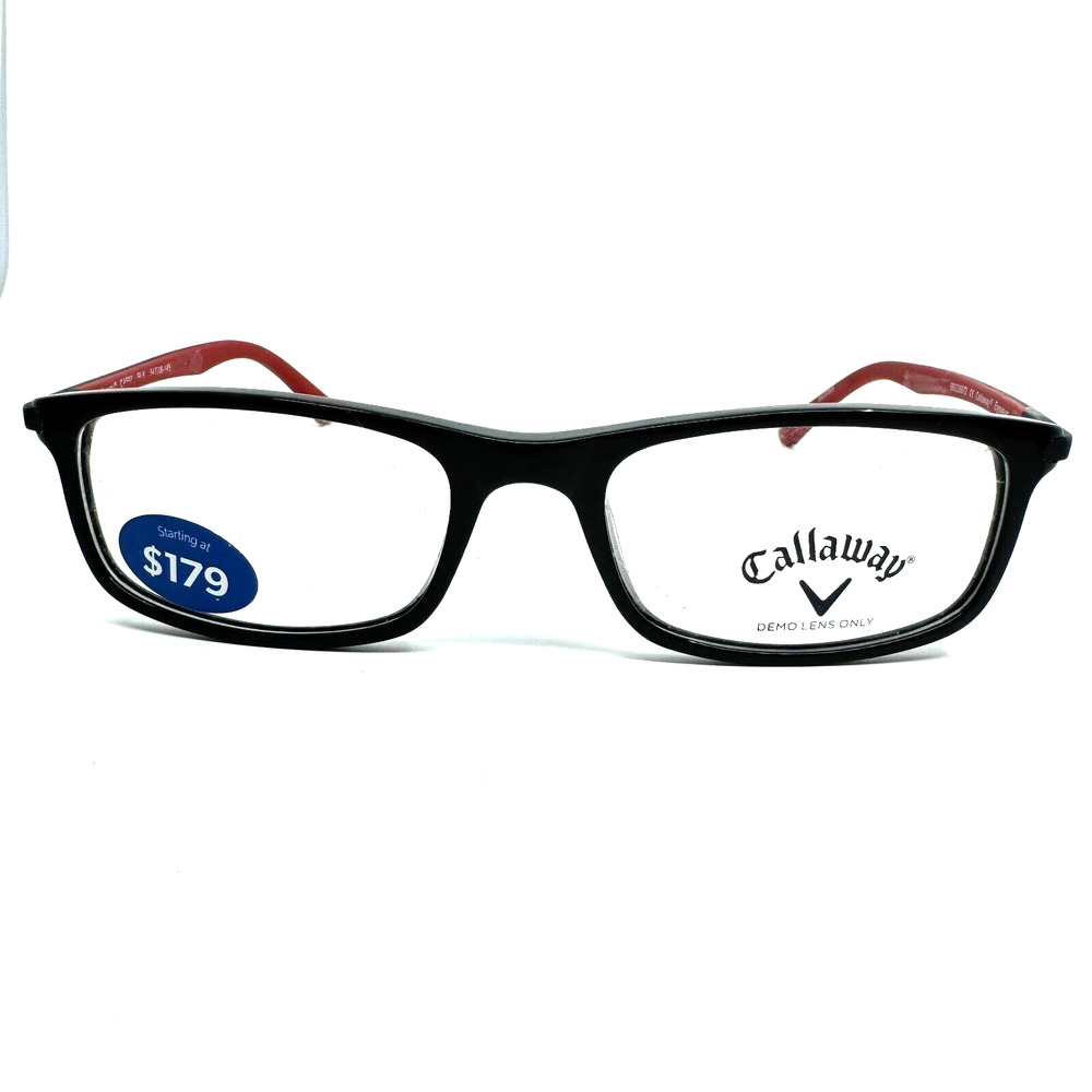 Callaway Eyewear CA502 BLK Full Rim Optical Frame Red 54-18-145 H9960